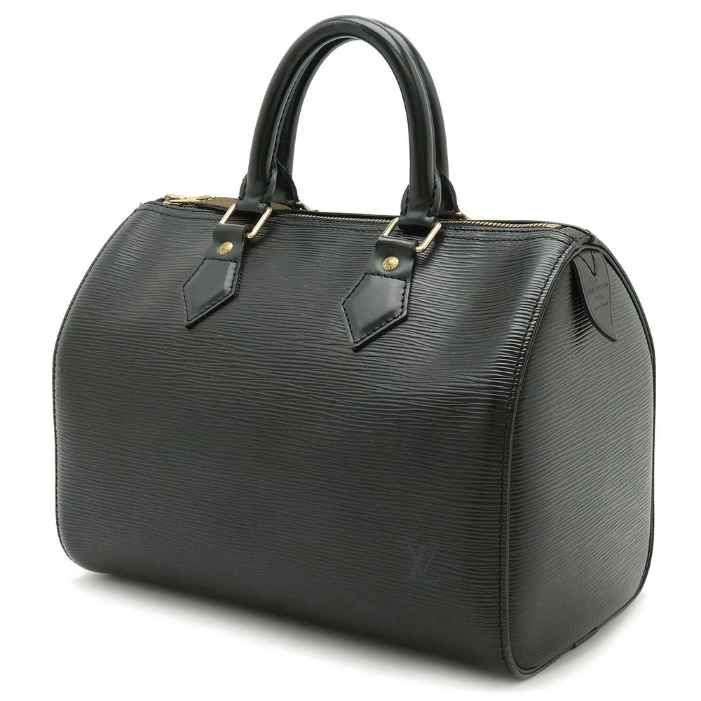 Louis Vuitton Speedy Bag Epi Leather Boston Noir Black Handbag Black